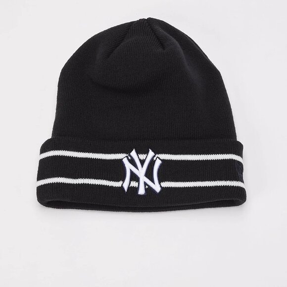 New Era MLB New York Yankees NY Cuffed Beanie Winter Hat Mens Navy OSFM - Picture 1 of 3